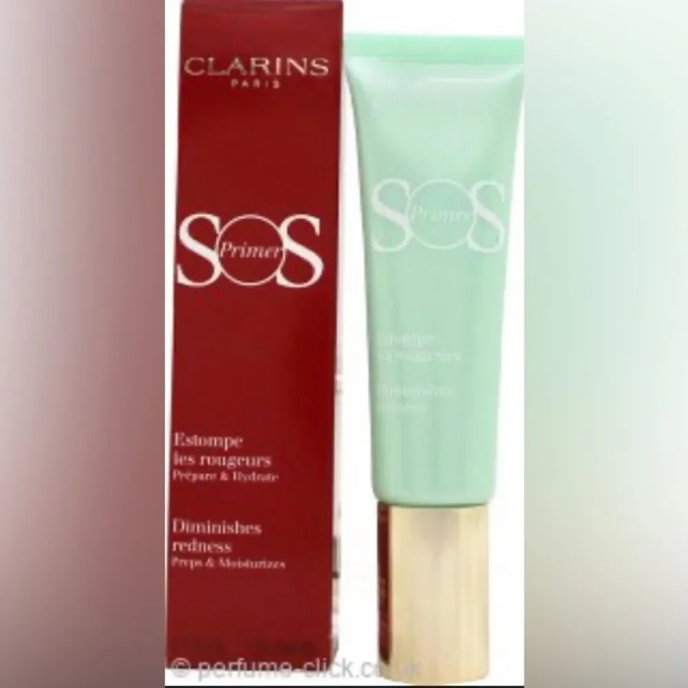 CLARINS - NWT - SOS Primer in Green (04). Corrects Redness. 1 oz/Non-Perfect Box